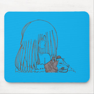 Emmi-Ema und Ame-Imme im Nebel Mousepad