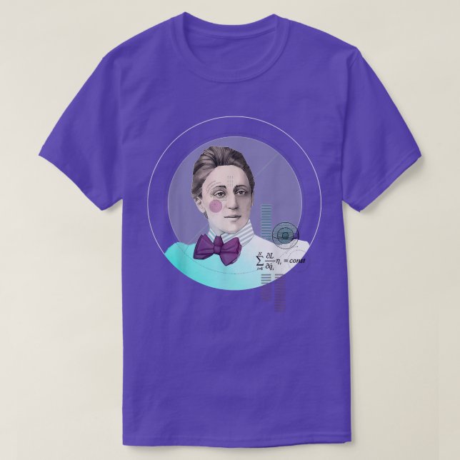 Emmy lustig Noether T-Shirt (Design vorne)
