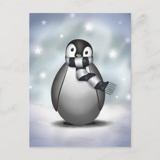 Emmy the Emperor Penguin - Postcard Postkarte