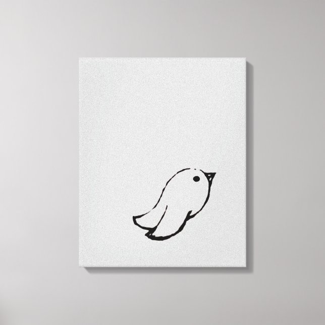 Emo Bird Leinwanddruck (Vorderseite)
