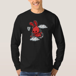 Emo Bunny Emo Angel Alt ästhetic Soft Goth Valent T-Shirt