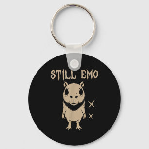 Emo Capybara Goth Punk immer noch Emo Schlüsselanhänger