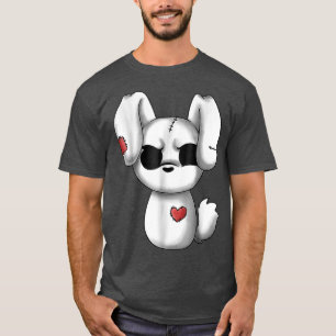 Emo Chibi Kawaii Easter Goth Emo Bunny T-Shirt