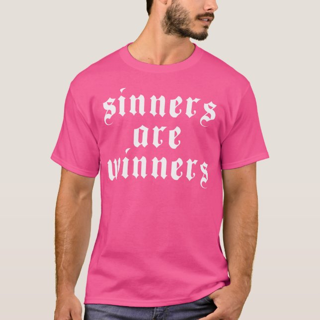 Emo Cool Sin Lover Art T-Shirt (Vorderseite)