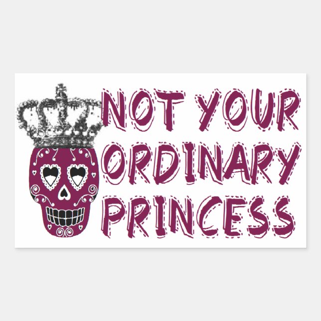 Emo /dark/strong/Princess Rechteckiger Aufkleber (Vorderseite)