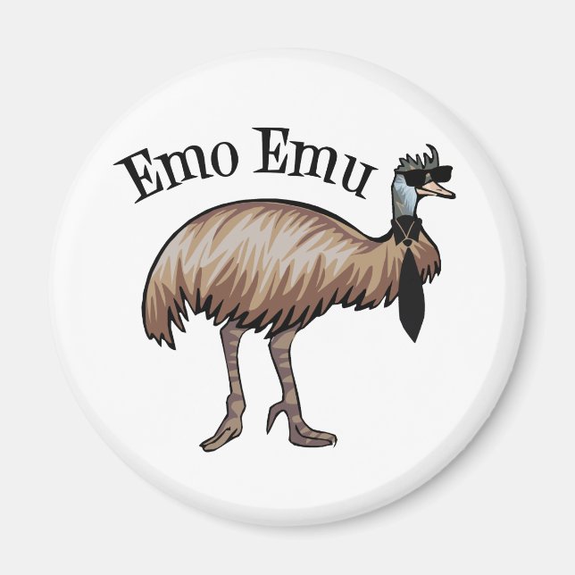 Emo Emu Magnet (Vorne)