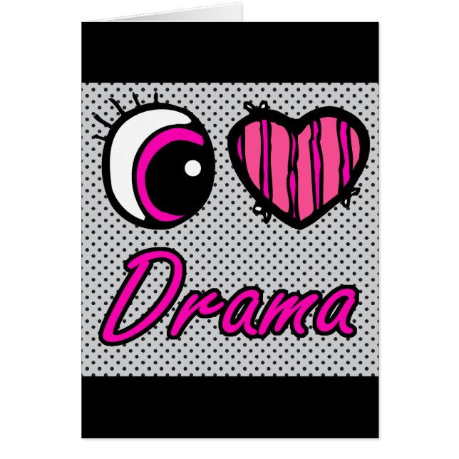 Emo Eye Heart I Liebe Drama (Vorne)