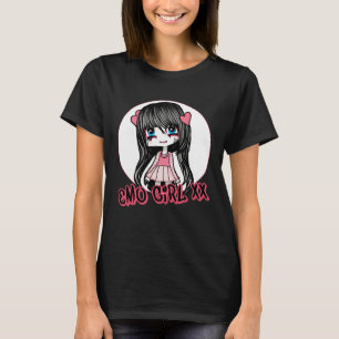 Emo Girl Niedliche Scene ästhetische Punk Music Fa T-Shirt