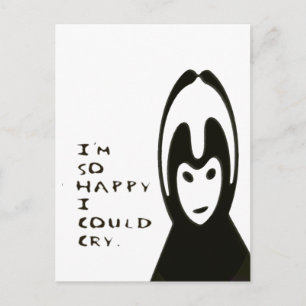 Emo Girl Postkarte