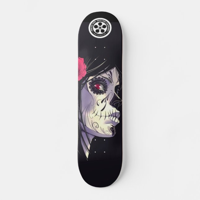 Emo Girl Skateboard (Vorderseite)