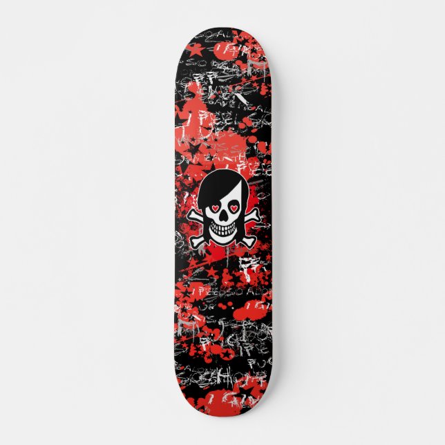Emo Girl Skateboard (Vorne)