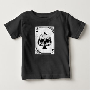 Emo Gothic and Punk Ace Poker Game Baby T-shirt