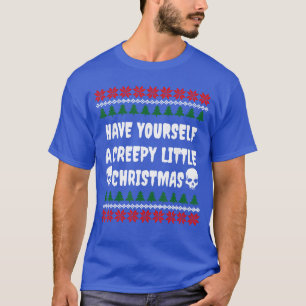 Emo hässlicher Weihnachtspullover Gruseliger Weihn T-Shirt