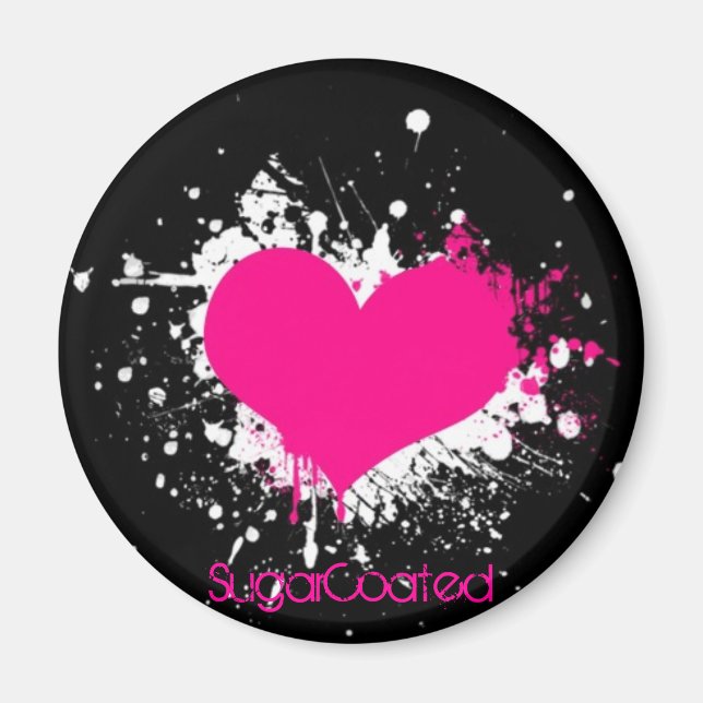 Emo Heart Magnet (Vorne)