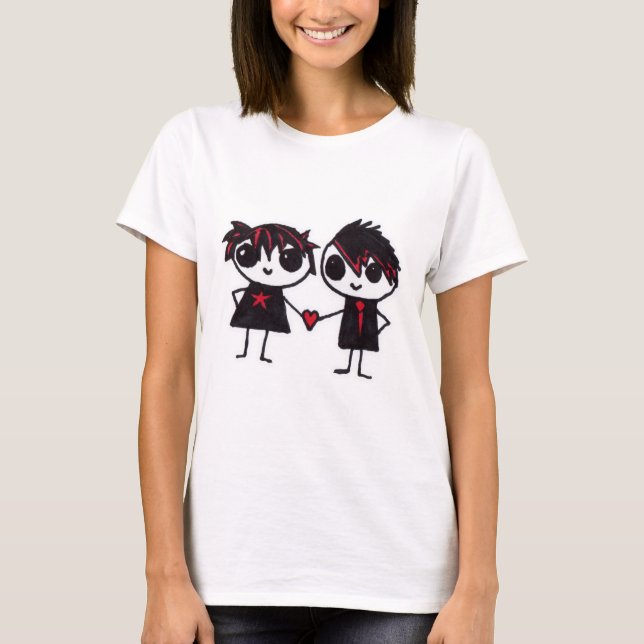 Emo in der Liebe T-Shirt (Vorderseite)
