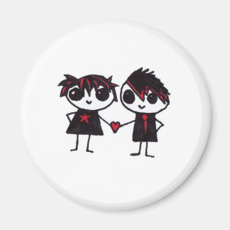 Emo in Liebe Magnet