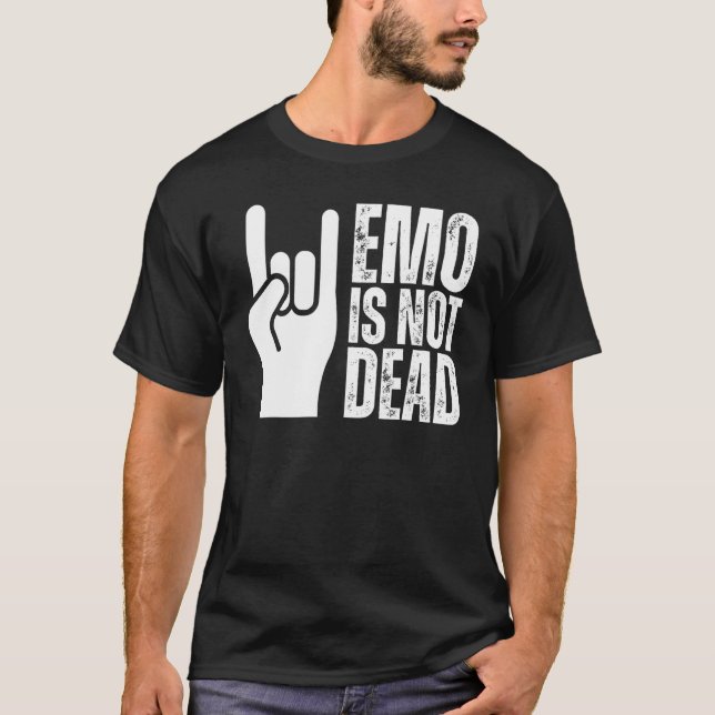 EMO IS NOT DEAD It Was Never Just A Phase, It's A  T-Shirt (Vorderseite)