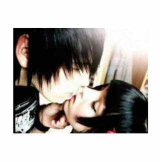 emo Liebe Fotoskulptur Magnet