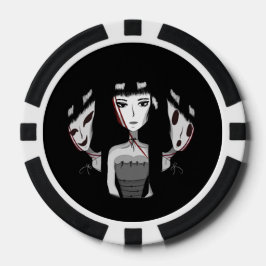 Emo Mädchen Pokerchips
