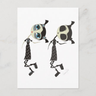 Emo Me und mein Emo Shadow Postkarte