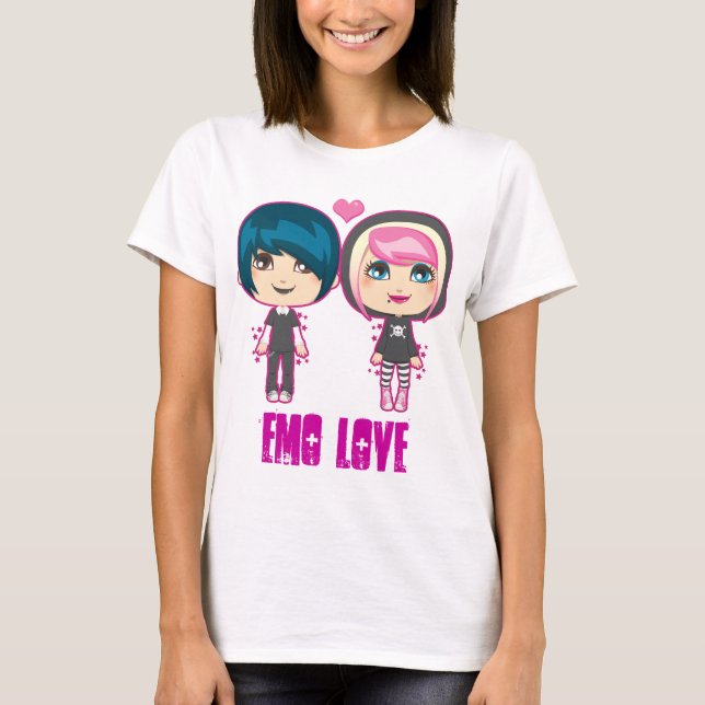 Emo Paare T-Shirt (Vorderseite)