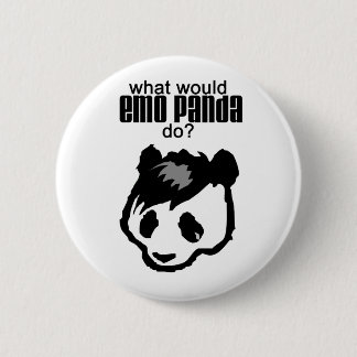 Emo Panda-Knopf Button