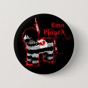 emo pinata button
