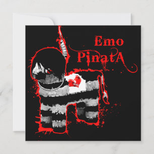 emo pinata einladung