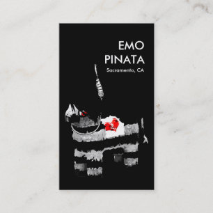 emo pinata visitenkarte