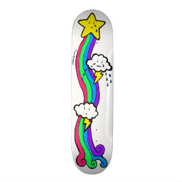 Emo Regenbogen-Gewohnheits-Skateboard Skateboard