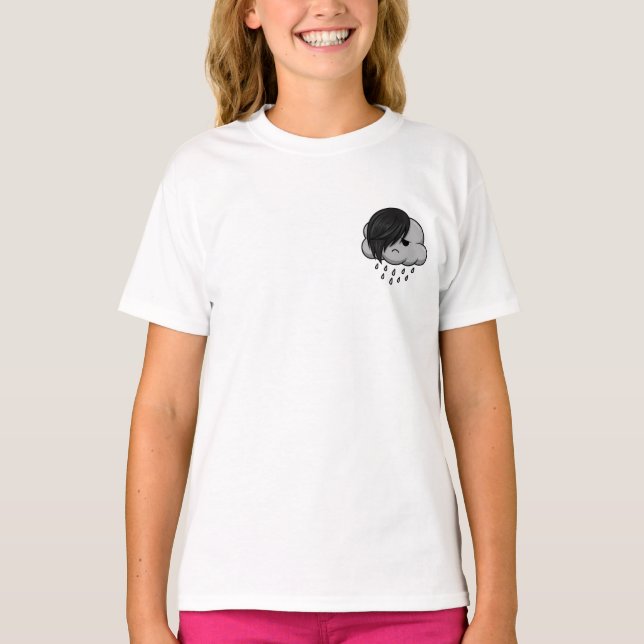 Emo-Regenwolke-Szene-Kinder T-Shirt (Vorderseite)