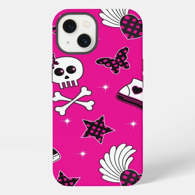 Emo Symbole iPhone Hülle (Rückseite)