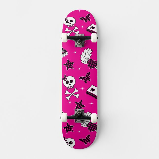 Emo Symbole Skateboard (Vorderseite)