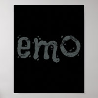 EMO und immer noch Goth - Schwarz beunruhigte Emo