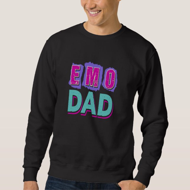 Emo Vater Quote Emo Music Alternative Band Punk Ro Sweatshirt (Vorderseite)