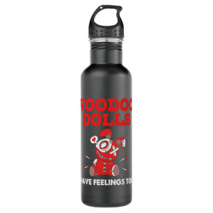 Emo Voodoo Dolls haben Gefühle zu Halloween Gothi Edelstahlflasche