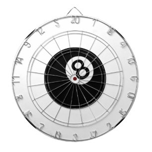 Emoji-Acht-Kugel Dartscheibe