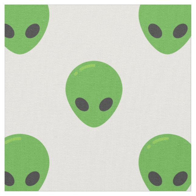 Emoji-Aliens Stoff (Nahaufnahme)