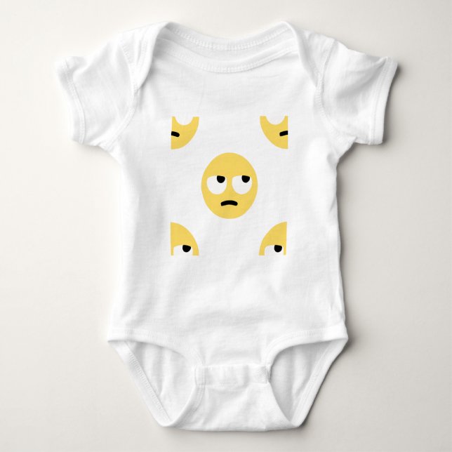 Emoji-Auge Baby Strampler (Vorderseite)