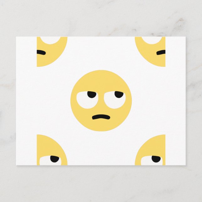 Emoji-Auge Postkarte (Vorderseite)