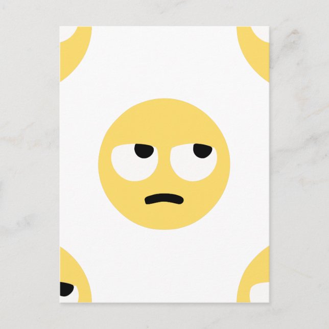 Emoji-Auge Postkarte (Vorderseite)