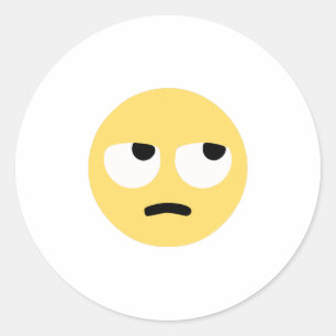 Emoji-Auge Runder Aufkleber