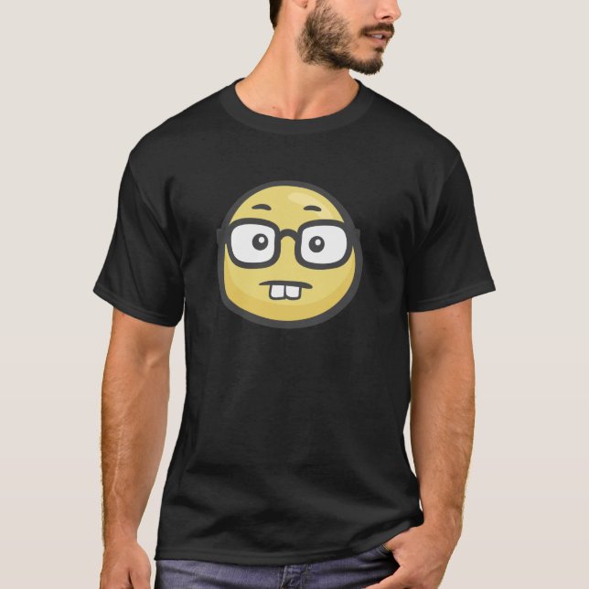 Emoji: Aussenseiter-Gesicht T-Shirt (Vorderseite)