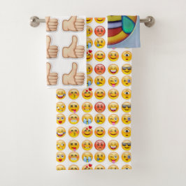 emoji badhandtuch set