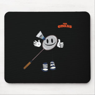 Emoji Badminton Sport Daumen hoch Mousepad