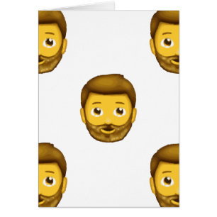 Emoji bärtiger Mann
