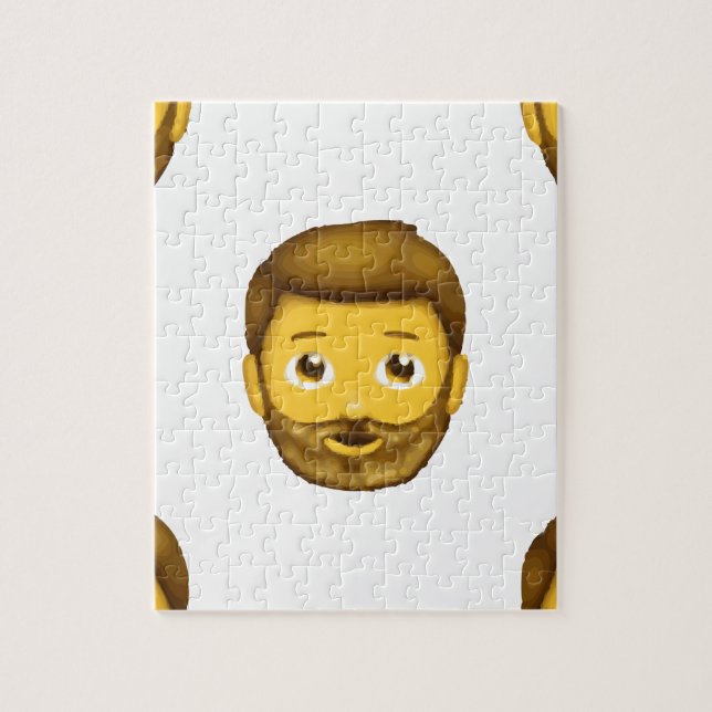Emoji-Bartmann Puzzle (Vertikal)