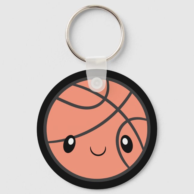 Emoji Basketball Schlüsselanhänger (Vorderseite)