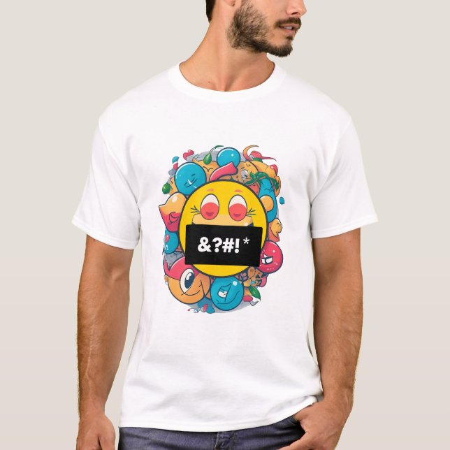 Emoji besprechen - Zensursüßer T-Shirt (Vorderseite)