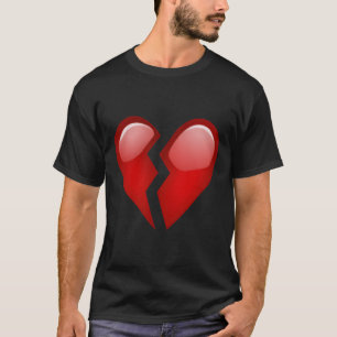 Emoji Broken Heart Breakfast Vermisst dein Liebes T-Shirt